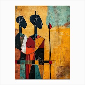 Two African Women 1 Canvas Print