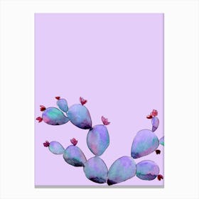 Pastel Cactus I Canvas Print
