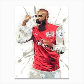 Thierry Henry Arsenal Canvas Print