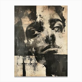 'The Face Of A Woman' Canvas Print