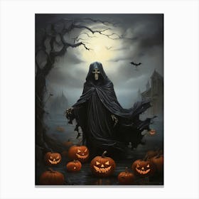 Halloween Skeleton 1 Canvas Print