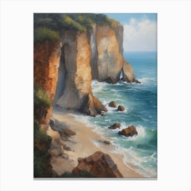 Sea Cliffs Canvas Print