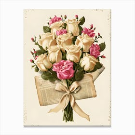 Vintage Roses Canvas Print