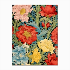 William Morris Flowers 3 Canvas Print