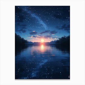 Night Sky 25 Canvas Print