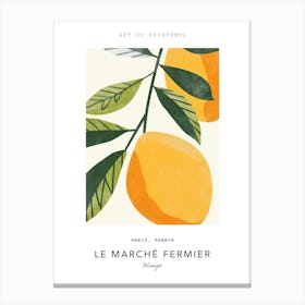 Mango Le Marche Fermier Poster 2 Canvas Print