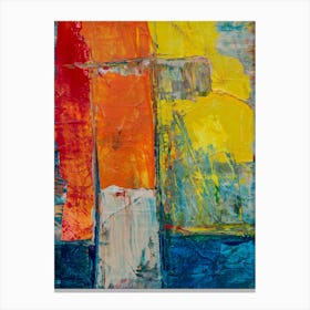 Abstract Painting watercolor full color Canvas Print