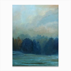 Night Fading In The Woods Canvas Print