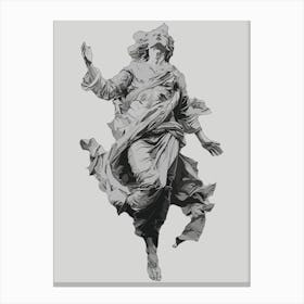 Ascending Graceful Figure Canvas Print