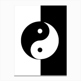 Yin Yang Symbol 1 Canvas Print
