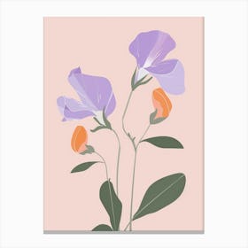 Sweet Peas 10 Canvas Print