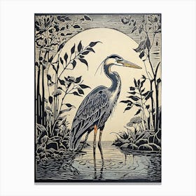 Blue Heron 2 Canvas Print