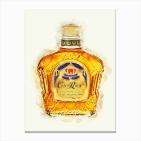 Crown Royal Whiskey Canvas Print