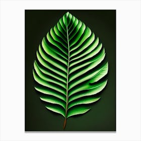 Sequoia Leaf Vibrant Inspired Canvas Print