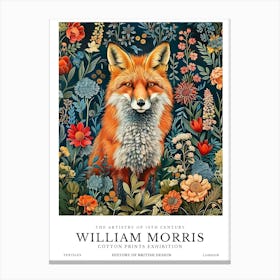 William Morris Exhibition Animals Series 31 Canvas Print