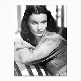 Vivien Leigh Vintage Canvas Print