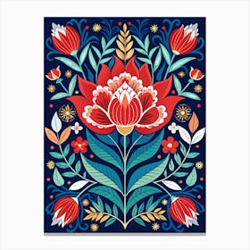 Russian Folk Art Canvas Print