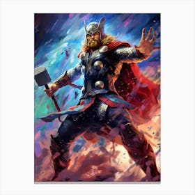 Thor Painting Canvas Print