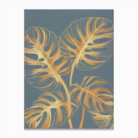 Monstera Leaf Canvas Print