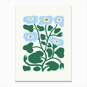 Forget Me Nots Canvas Print