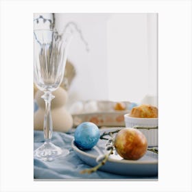 Easter Table Setting 10 Canvas Print