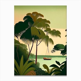 Phu Quoc Island Vietnam Rousseau Inspired Tropical Destination Canvas Print