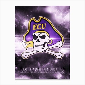 East Carolina Pirates Canvas Print