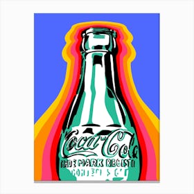 COLORFUL COKE Canvas Print