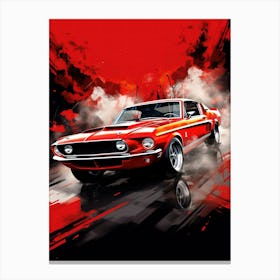 Mustang Wallpaper 1 Canvas Print