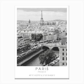 Paris France Travel Canvas Print