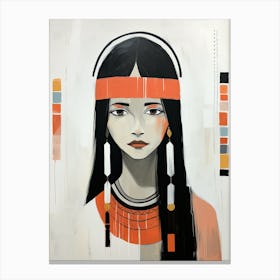 Boho Star Wanderers, Boho Art Style Canvas Print