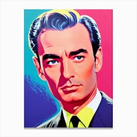 Gregory Peck Pop Movies Art Movies Canvas Print