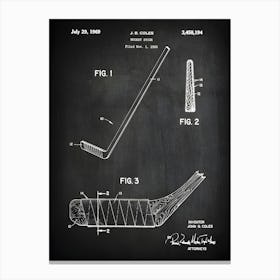 Hockey Stick Patent Print Hockey Patent Hocky Art Hockey Stick Wall Art Coles Hockey Stick Patent Hockey Decor Patentprint Sh1941 Canvas Print