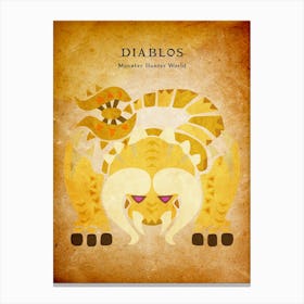 Diablos Vintage Canvas Print