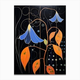 Bluebell 1 Hilma Af Klint Inspired Flower Illustration Canvas Print