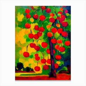 Surinam Cherry Fruit Vibrant Matisse Inspired Painting Fruit Canvas Print
