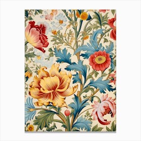 Floral Wallpaper 391 Canvas Print