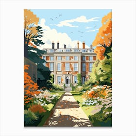 Mount Stewart House And Gardens United Kingdom Illustration 2  Canvas Print