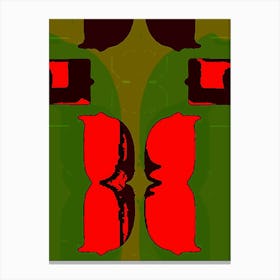 Red & Green 1 Canvas Print