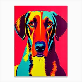 Saluki Andy Warhol Style dog Canvas Print