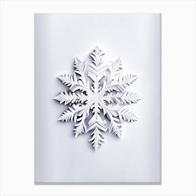 Unique, Snowflakes, Marker Art 1 Canvas Print