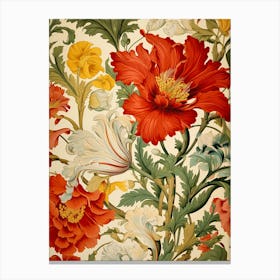 Floral Wallpaper 279 Canvas Print