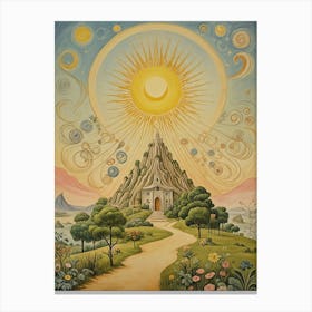 Sun Temple Canvas Print