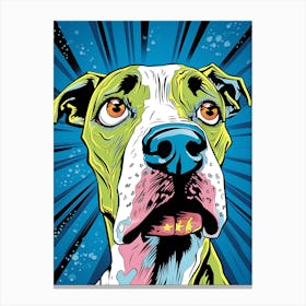 Pop Dog Canvas Print