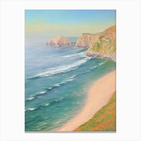 Durdle Door Beach Dorset Monet Style Canvas Print