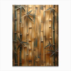 Bamboo Wall Art Canvas Print