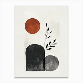 Nouakchott Stone Park Bauhaus Minimalist Canvas Print