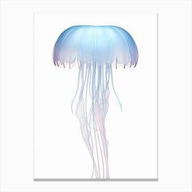 Comb Jellyfish Simple Illustration 1 Canvas Print