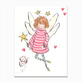 Pink Fairy Canvas Print
