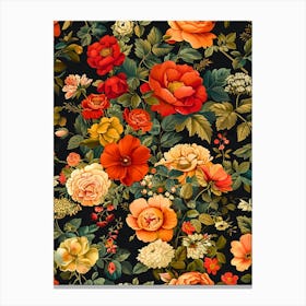 Floral Wallpaper 2 Canvas Print